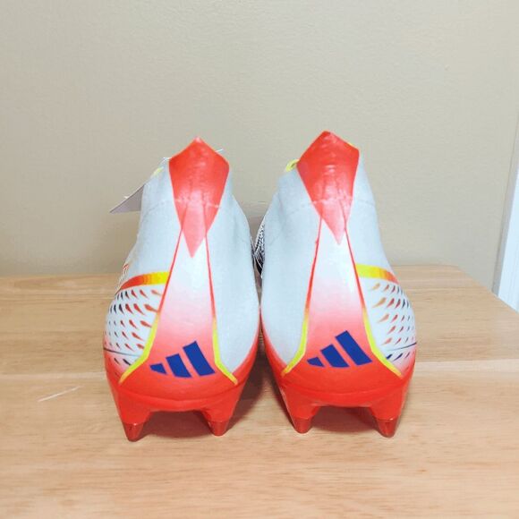 Adidas Predator Edge+ SG Soccer Cleats White Multi Color GW1035 Men's Size 11 - Picture 5 of 7